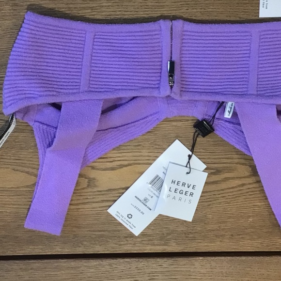 Brand New! Herve Leger BOUCLE BRA TOP - Picture 5 of 8